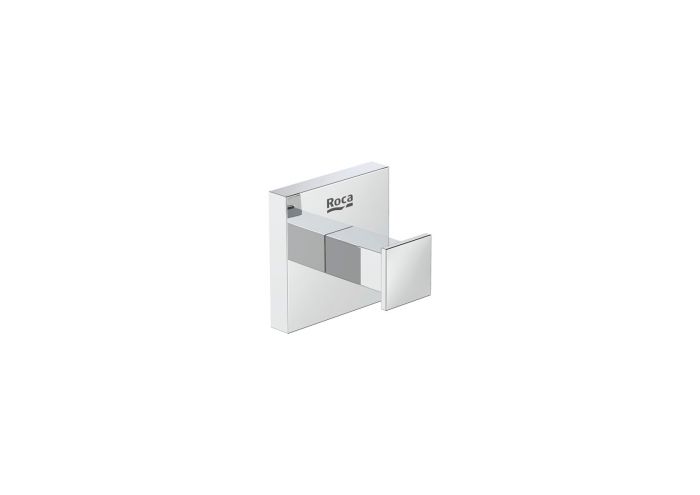 Haczyk pojedynczy, ścienny ROCA HOTELS 2.0 metalowy 53 x 49 mm chrom | A817601C00