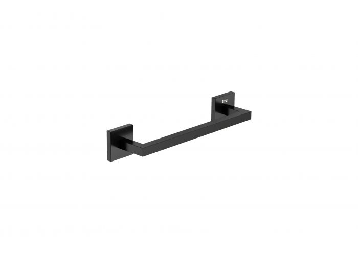 Wieszak na ręcznik prosty ścienny ROCA HOTELS 2.0 metalowy 331 x 56 x 70 mm czarny matowy | A817607C40
