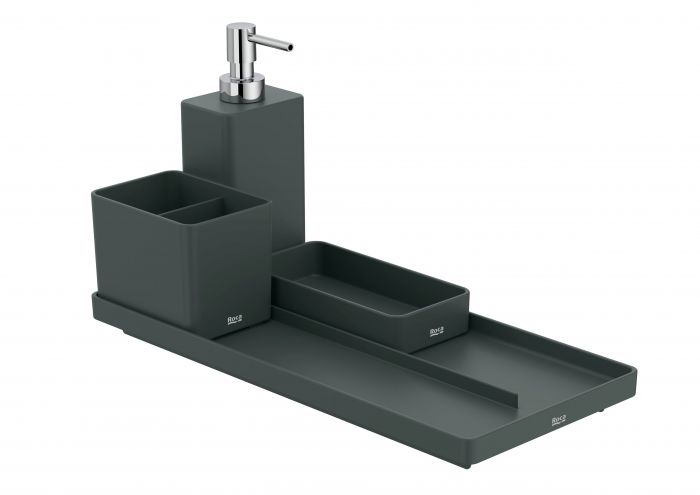 Taca łazienkowa ROCA ONA 350 x 158 mm zielona mat | A817670C70