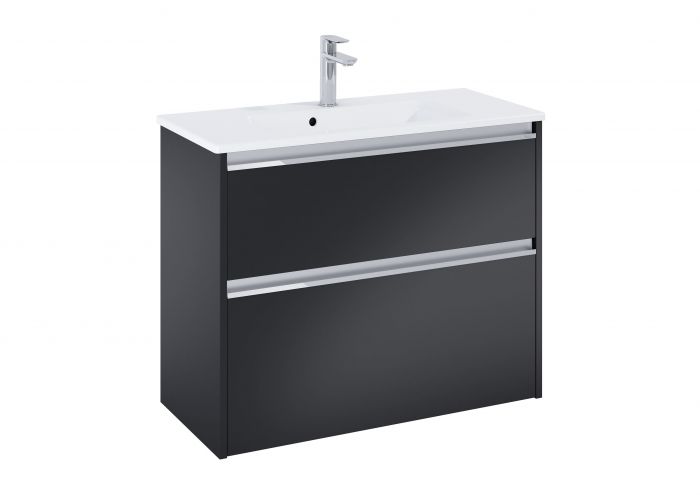 Zestaw meblowy compact slim 805 x 380 x 650 mm czarny mat ROCA GAP PRO UNIK | A852069532