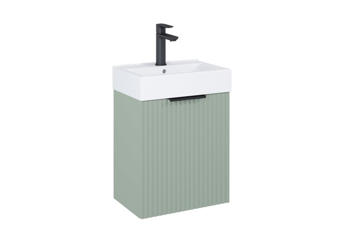 Zestaw łazienkowy Unik 45 cm 450 x 610 x 305 mm szałwia ROCA REEF bez zestawu odpływowego  | A852446147