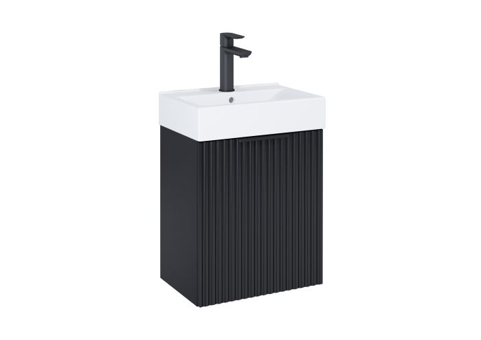 Zestaw łazienkowy Unik 450 x 610 x 305 mm czarny mat ROCA Reef | A852446532