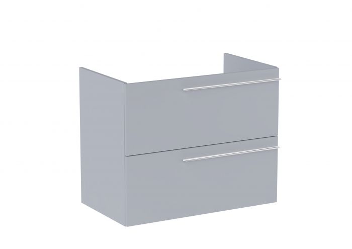 Szafka łazienkowa 785 x 446 x 635 mm perłowy mat z 2 szufladami ROCA ELLA bez uchwytu - KONIECZNOŚĆ kompletacji z wybranym uchwytem | A857770530