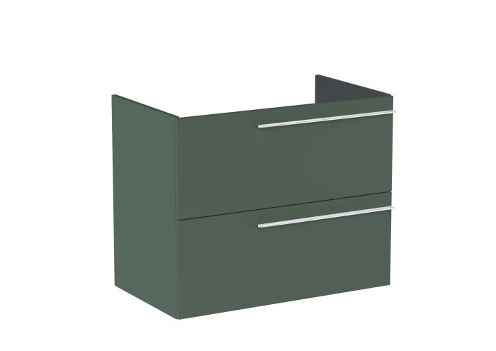 Szafka łazienkowa 785 x 446 x 635 mm forest green z 2 szufladami ROCA ELLA bez uchwytu - KONIECZNOŚĆ kompletacji z wybranym uchwytem | A857770534
