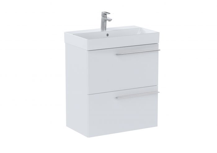 Szafka łazienkowa 585 x 346 x 635 biały połysk ROCA ELLA | A857778806