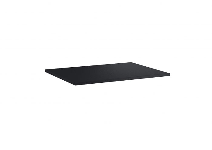 Blat łazienkowy kompozyt marmurowy 795 x 460 x 28 mm czarny mat ROCA ELLA | A857781532