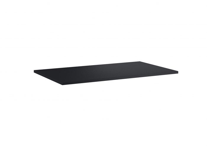 Blat łazienkowy kompozyt marmurowy 991 x 460 x 28 mm czarny mat ROCA ELLA | A857782532