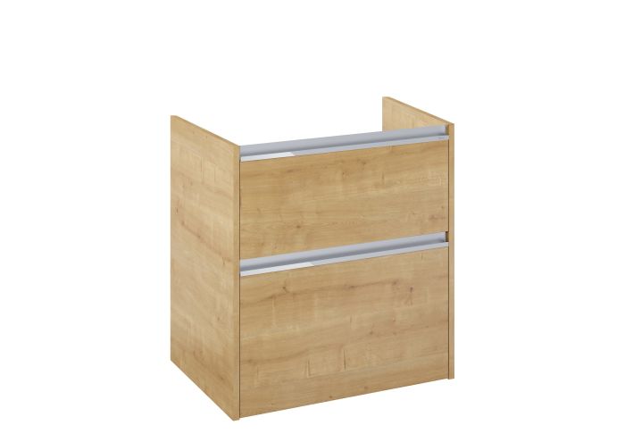 Szafka łazienkowa do kompletacji z umywalką Gap podumywalkowa 376 x 585 x 635 mm jasny dąb wersja compacto ROCA Gap Pro | A857908464