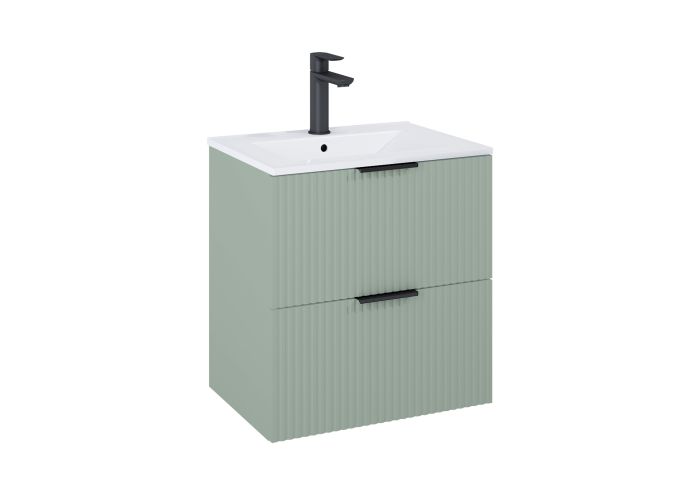 Szafka łazienkowa podumywalkowa wisząca 600 x 635 x 452 mm szałwia ROCA Reef | A857954147