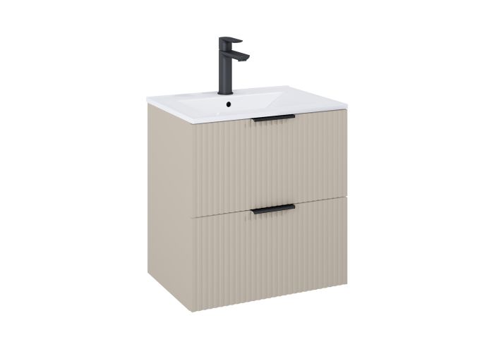 Szafka łazienkowa podumywalkowa wisząca 600 x 635 x 452 mm fume mat ROCA Reef | A857954539