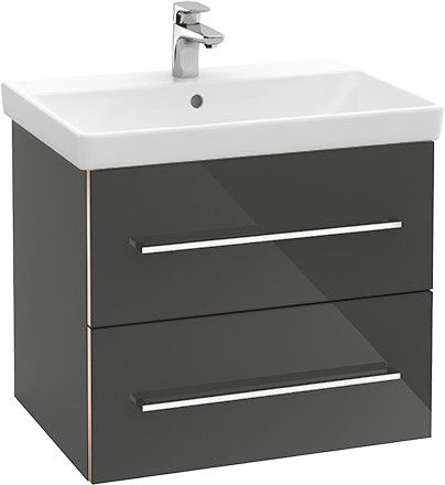 Szafka podumywalkowa 580 x 452 x 514 mm crystal grey z 2 elementami wysuwanymi VILLEROY & BOCH Avento | A88900B1