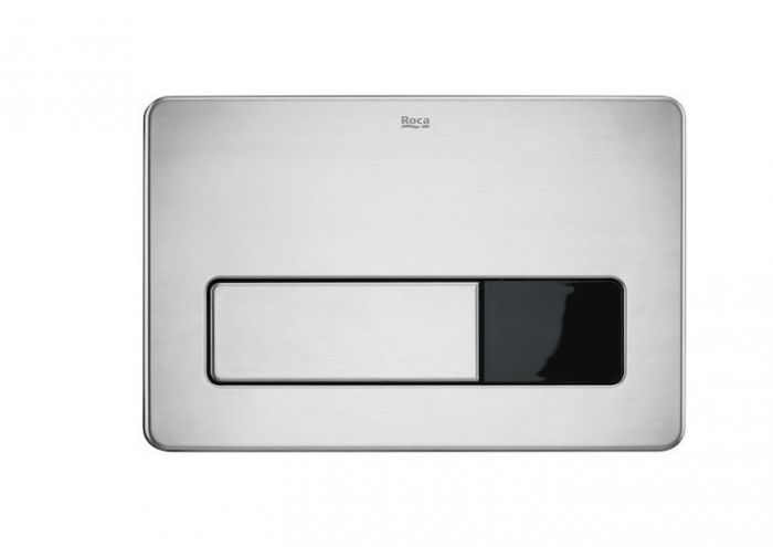 Przycisk spłukujący ROCA PL3 E 2-funkcyjny elektroniczny antywandal do kompletowania z systemami instalacyjnymi DUPLO ONE inox  | A890097500