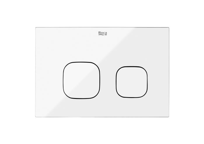 Przycisk ROCA ACTIVE ONE AC3 spłukujący dwudzielny do kompletacji ze stelażem podtynkowym ACTIVE ONE ABS biały połysk mm | A890174000
