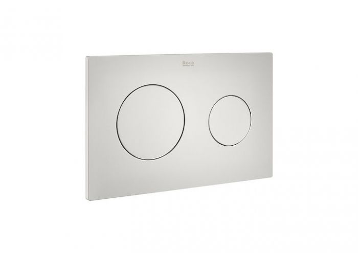 Przycisk spłukujący ROCA PL10 2-funkcyjny do kompletowania z systemami instalacyjnymi DUPLO ONE perłowy mat  | A89018920P