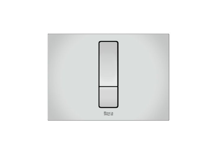 Przycisk spłukujący ROCA DUPLO S PS4 podwójny chrom 202 x 145 x 6 mm  | A890221301