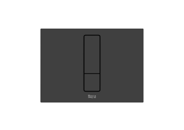 Przycisk spłukujący ROCA DUPLO S PS4 podwójny czarny mat 202 x 145 x 6 mm  | A890221306