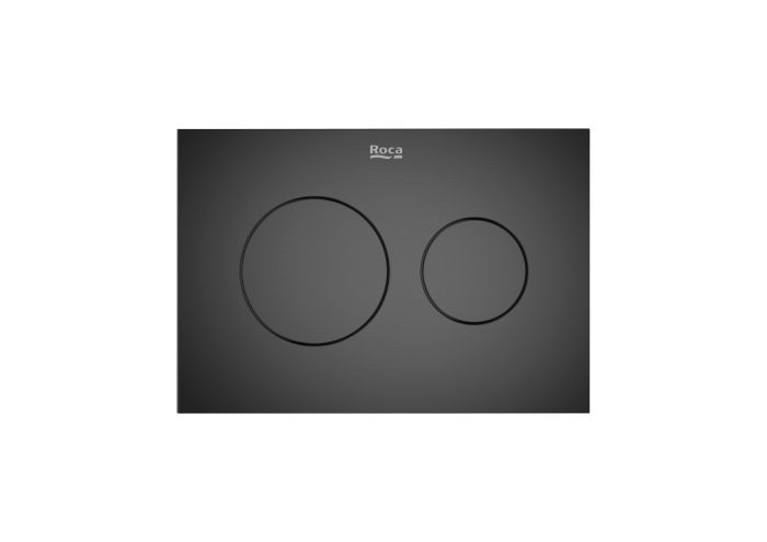 Przycisk spłukujący ROCA DUPLO S PS3 podwójny Titanium Black (Everlux-PVD) 194 x 134 x 6 mm  | A8902233CN
