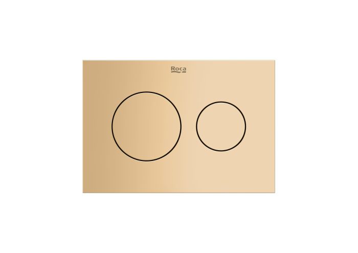 Przycisk spłukujący ROCA DUPLO S PS3 podwójny Rose gold (Everlux-PVD) 194 x 134 x 6 mm  | A8902233RG