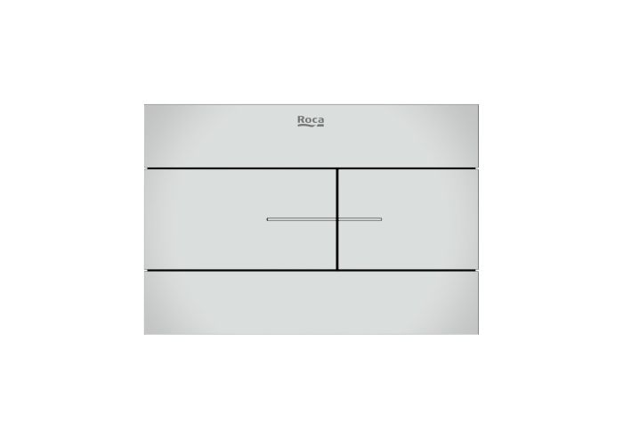 Przycisk ROCA DUPLO S PS 2 podwójny chrom 194 x 134 x 6 mm  | A890224301