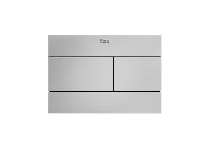 Przycisk ROCA DUPLO S PS2 podwójny PVD Brushed Inox 194 x 134 x 6 mm  | A890224304