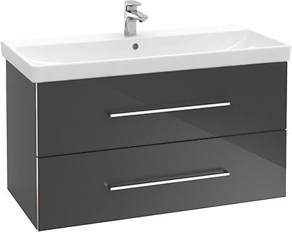 Szafka podumywalkowa 980 x 452 x 514 mm crystal grey z 2 elementami wysuwanymi VILLEROY & BOCH Avento | A89200B1