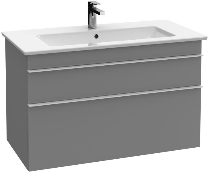 Szafka podumywalkowa wisząca z płyty MDF 953 x 502 x 590 mm glossy white 2 szuflady z powierzchnią niepoślizgową VILLEROY & BOCH Venticello | A92601DH