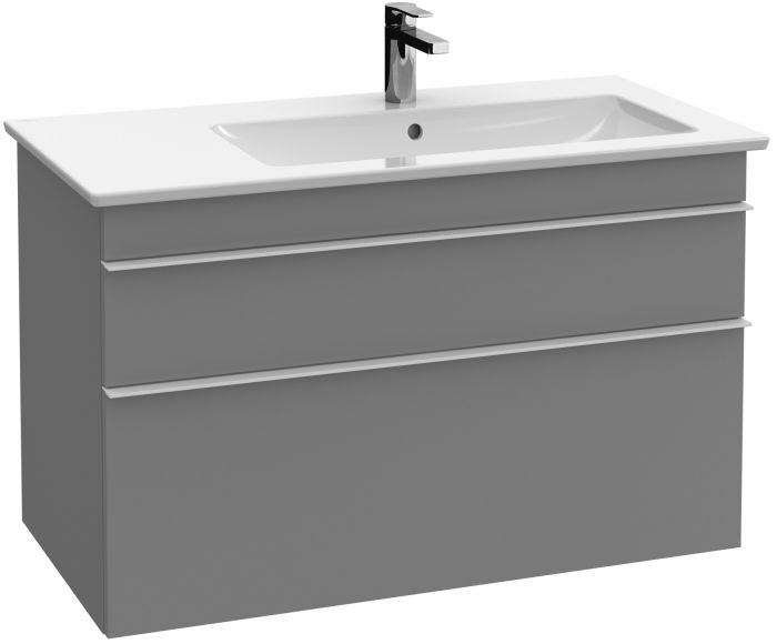 Szafka podumywalkowa wisząca z płyty MDF 953 x 502 x 590 mm glossy white 2 szuflady z powierzchnią niepoślizgową VILLEROY & BOCH Venticello | A92801DH
