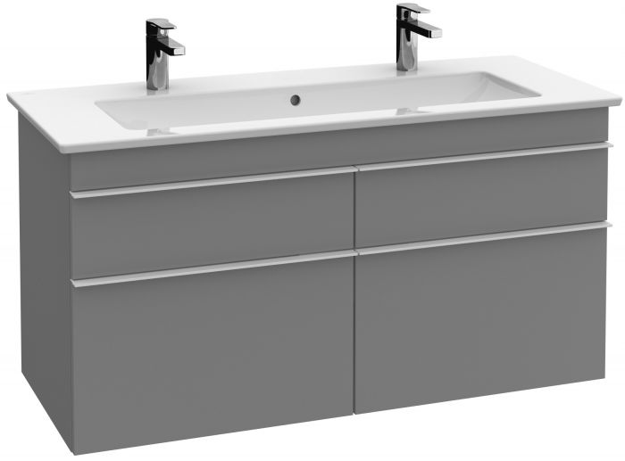 Szafka podumywalkowa wisząca z płyty MDF 1153 x 502 x 590 mm glossy white 4 szuflady z powierzchnią niepoślizgową VILLEROY & BOCH Venticello | A92901DH