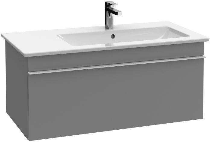 Szafka podumywalkowa wisząca z płyty MDF 953 x 502 x 420 mm glossy white 1 szuflada z powierzchnią niepoślizgową VILLEROY & BOCH Venticello | A93501DH