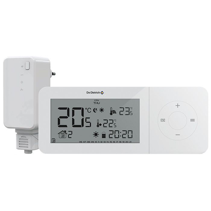 Termostat pokojowy programowalny, bezprzewodowy DE DIETRICH AD248P | 100013138P