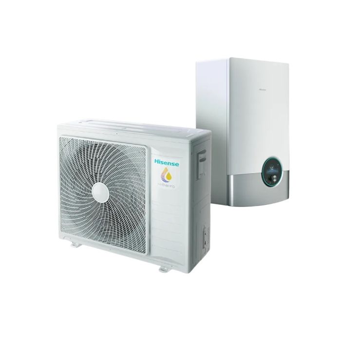 Pompa ciepła split Hisense AWH 6 kW jednostka zewnętrzna 763 x 972 x 340 mm