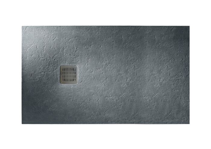 Brodzik prysznicowy kompozytowy STONEX prostokątny 100 x 180 x 3.1 cm ROCA TERRAN z syfonem z osłoną ze stali szlachetnej  | AP1017083E801200