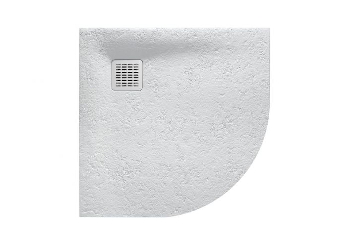 Brodzik kompozytowy STONEX półokrągły ROCA TERRAN 900 /10900 /1028 /10cm perłowy | AP10538438401630