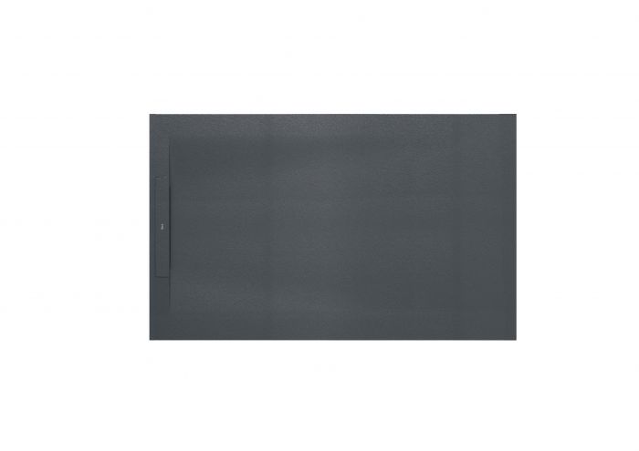 Brodzik prysznicowy kompozytowy STONEX prostokątny z antypoślizgowym dnem 80 x 120 x 3 cm ROCA PYROS z zintegrowanym odpływem linowym zawiera syfon A27L072000 z osłoną z materiału STONEX | AP9014B032001200