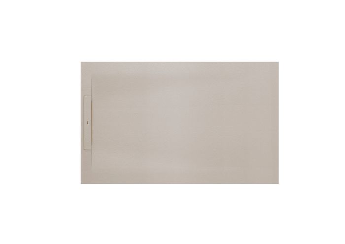 Brodzik Stonex prostokątny 90 x 140 x 3.2 cm ROCA PYROS beżowy z ukrytym odpływem z syfonem A27L065000  | AP90157838403650
