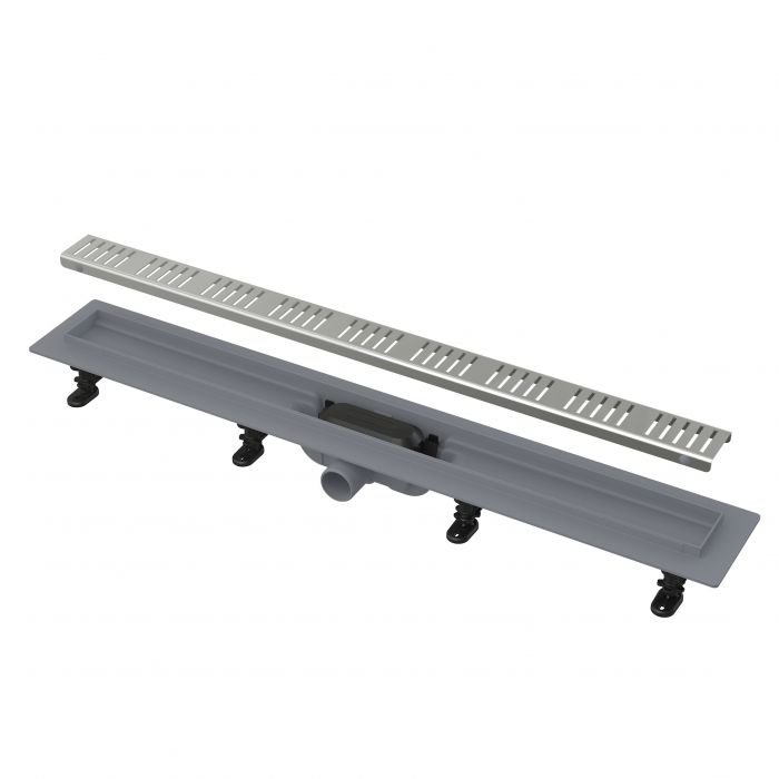 Odpływy liniowy ALCADRAIN Simple z obramowaniem i rusztem perforowanym 750 mm | APZ10750M