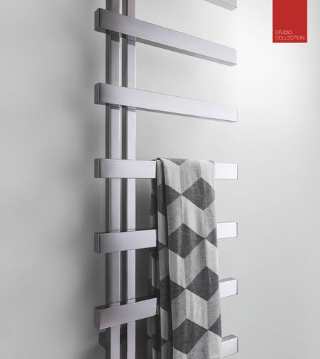 Grzejnik łazienkowy Alban ALZ-100-050 344 W 1000x 500 mm inox przyłącze dolne 50mm | ALZ100050 #2