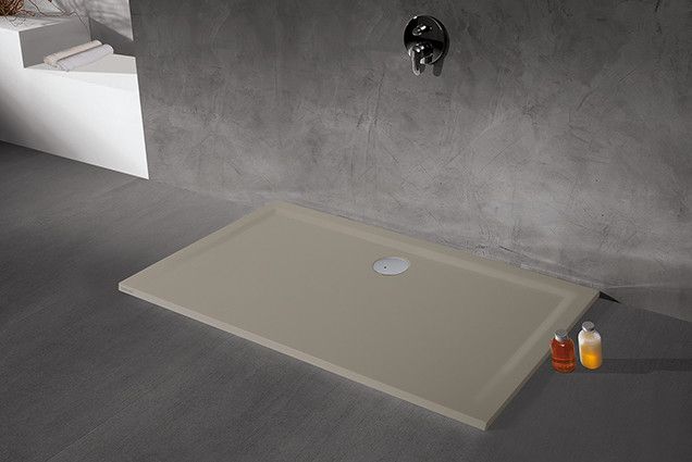 Brodzik mineralny prostokątny 90 x 170 x 3 cm SANPLAST Space Mineral B-M/SPACE 90x170x1,5 w komplecie: syfon z pokrywką | 645290060052000
