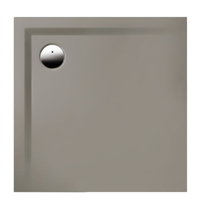Brodzik mineralny kwadratowy 90 x 90 x 3 cm SANPLAST Space Mineral B-M/SPACE 90x90x1,5 z syfonem z pokrywką | 645290003152000