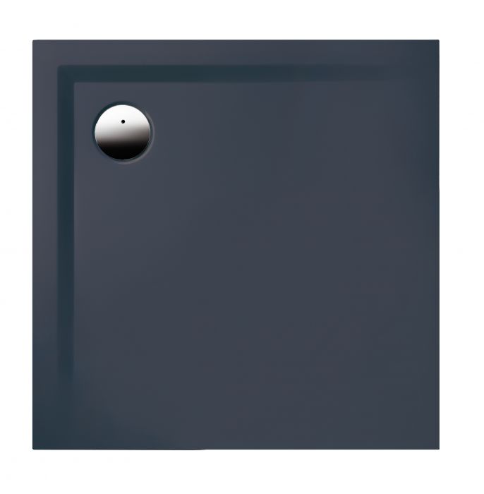 Brodzik mineralny kwadratowy 100 x 100 x 3 cm SANPLAST Space Mineral B-M/SPACE 100x100x1,5 z syfonem z pokrywką | 645290004151000