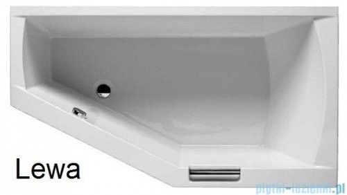 Wanna asymetryczna lewa RIHO GETA 1600 900 mm biały połysk | B030001005