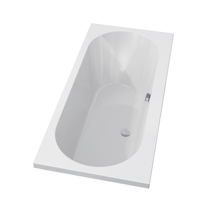 Wanna akrylowa RIHO RIHO CAROLINA 1800 800 mm biała brak nóg w komplecie, pasujące nogi 207093 | B056001005