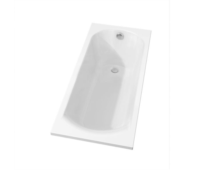 Wanna akrylowa prostokątna do zabudowy RIHO MIAMI 1700 700 mm biały połysk brak nóg w komplecie, pasujące nogi 207093 | B060001005