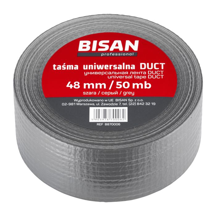 Taśma uniwersalna 48 mm / 50 m 50 m "l"BISAN DUCT | B870006