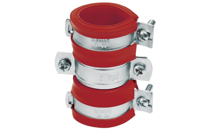 Punkt stały dla rur z miedzi stalowy BIS Cu-FiX M10 42 mm