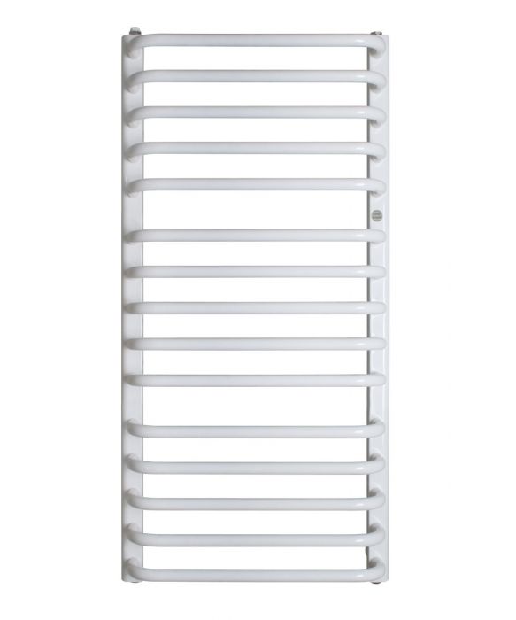 Grzejnik łazienkowy BOLERO BOL-50/100 1038 x 500 x 170 mm 506 W przyłącze dolne 450 mm C35 - White Silk