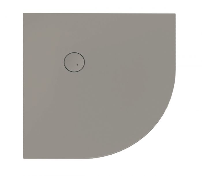 Brodzik mineralny półokrągły SANPLAST Open Mineral BP-M/OPEN 90x90x1,5 900 /10900 /1030 /10cm szarość kamienia  | 645430043052000