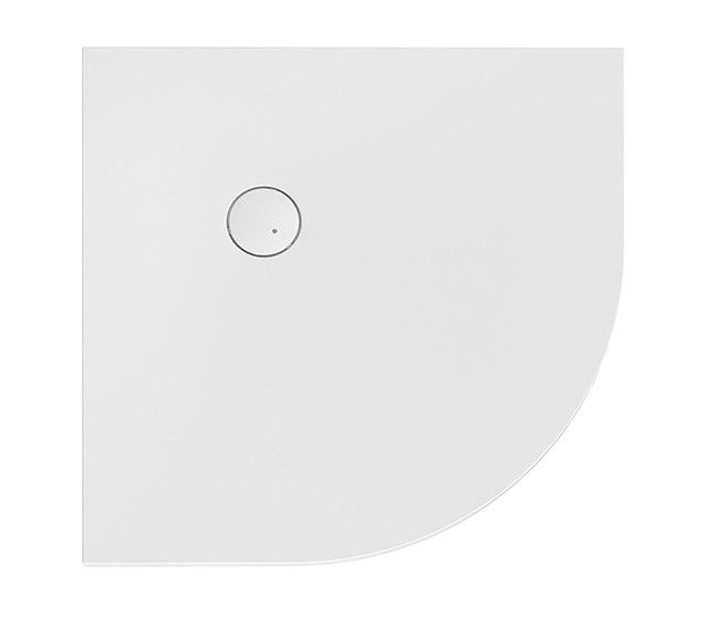 Brodzik mineralny półokrągły SANPLAST Open Mineral BP-M/OPEN 90x90x1,5 900 /10900 /1030 /10cm biały EW | 645430043001002