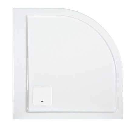 Brodzik akrylowy półokrągły SANPLAST Space Line BP/SPACE 90x90x3 900 /10900 /1030 /10cm biały EW | 615110033001002