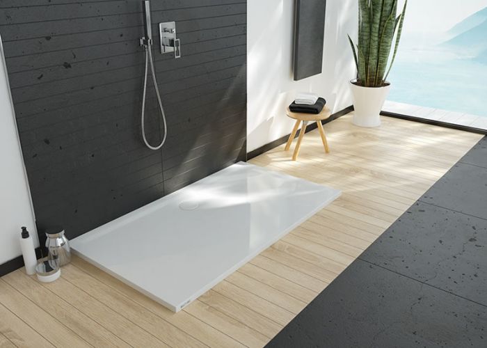 Space Mineral B-M/SPACE 70x150x1,5 brodzik mineralny prostokątny 1500 x 700 x 30 mm biały EW z powłoką antypoślizgowa Pro Safe System  #2